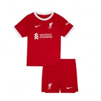 Dětský fotbalový dres Liverpool 2023-24 Domácí Krátký Rukáv (+ trenýrky)